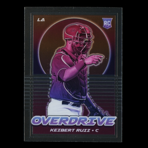 Keibert Ruiz RC 2021 Overdrive Rookie Dodgers