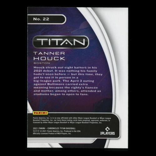Tanner Houck RC 2021 Titan Rookie Red Sox
