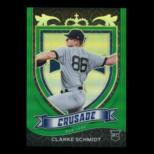 Clarke Schmidt RC 2021 Crusade Green Rookie Yankees 34/75
