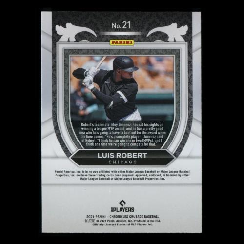 Luis Robert 2021 Crusade White Sox