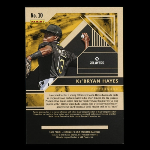 Ke'Bryan Hayes RC 2021 Gold Standard Rookie Pirates