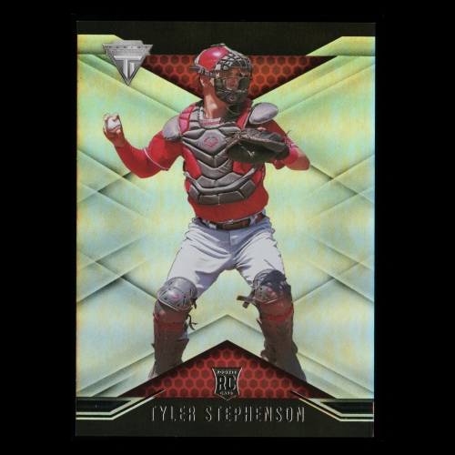 Tyler Stephenson RC 2021 Titanium Rookie Reds