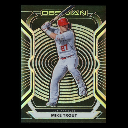 Mike Trout 2021 Obsidian Angels