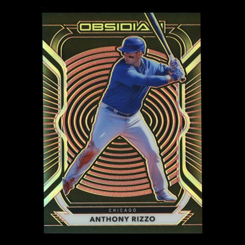 Anthony Rizzo 2021 Obsidian Etch Red Cubs 25/25
