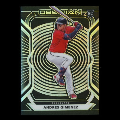 Andres Gimenez RC 2021 Obsidian Rookie Indians