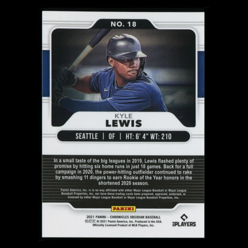 Kyle Lewis 2021 Obsidian Mariners