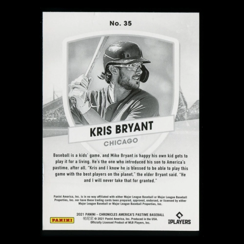 Kris Bryant 2021 America's Pastime Cubs