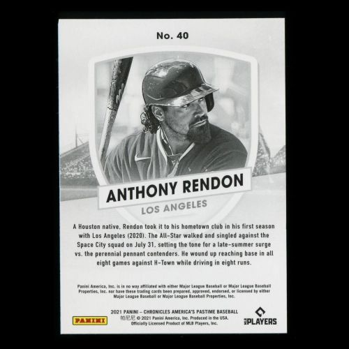 Anthony Rendon 2021 America's Pastime Angels