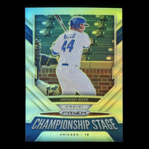 Anthony Rizzo 2021 Prizm Championship Stage Silver Cubs