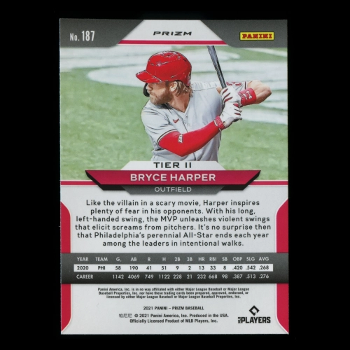 Bryce Harper 2021 Prizm Silver Phillies