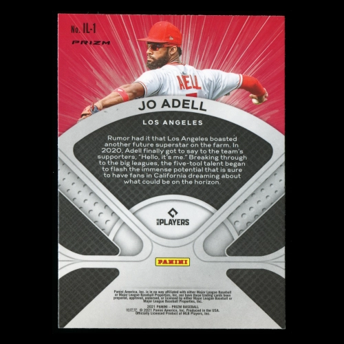 Jo Adell 2021 Prizm Illumination Silver Angels