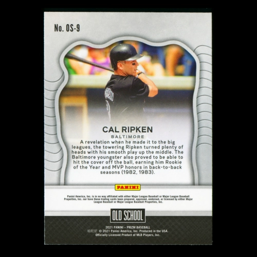 Cal Ripken 2021 Prizm Old School Orioles