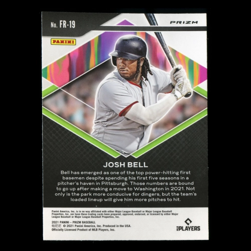 Josh Bell 2021 Prizm Fearless Red White & Blue Nationals
