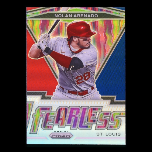 Nolan Arenado 2021 Prizm Fearless Red White & Blue Cardinals