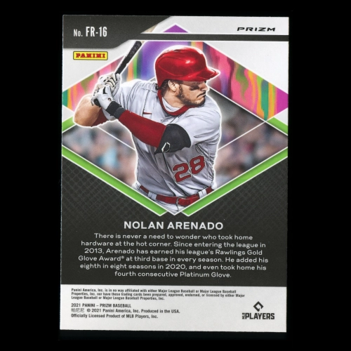 Nolan Arenado 2021 Prizm Fearless Red White & Blue Cardinals