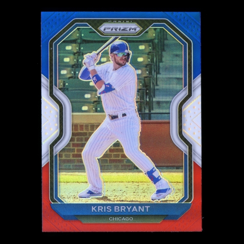 Kris Bryant 2021 Prizm Red White & Blue Cubs