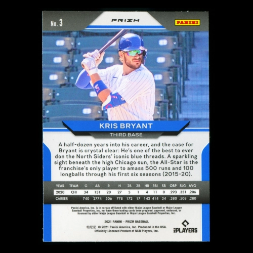 Kris Bryant 2021 Prizm Red White & Blue Cubs