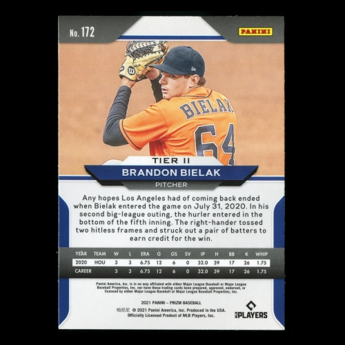 Brandon Bielak RC 2021 Prizm Rookie Astros