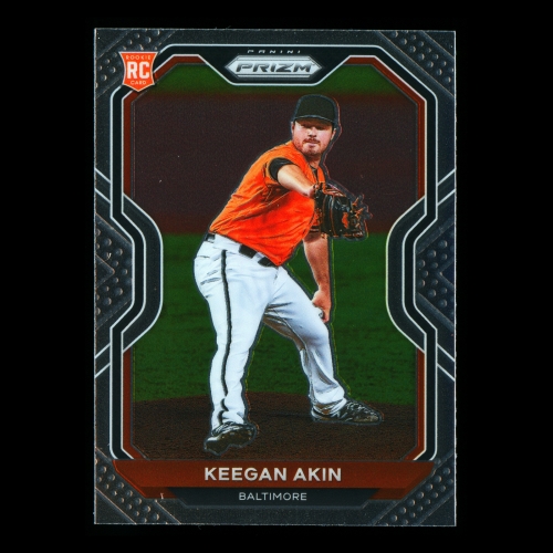 Keegan Akin RC 2021 Prizm Rookie Orioles