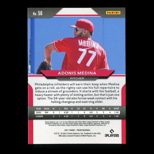 Adonis Medina RC 2021 Prizm Rookie Phillies