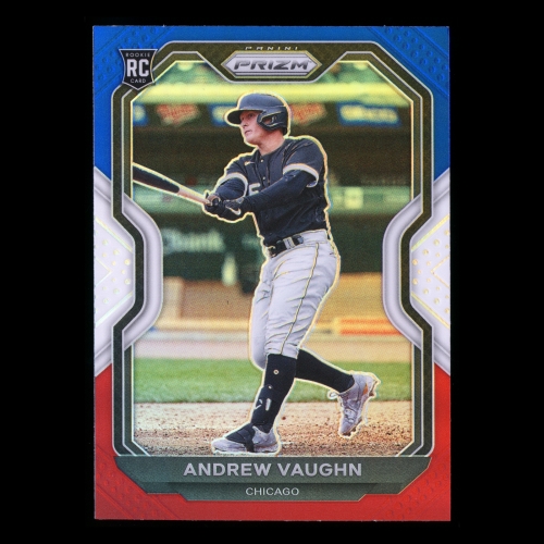 Andrew Vaughn RC 2021 Prizm Red White & Blue White Sox