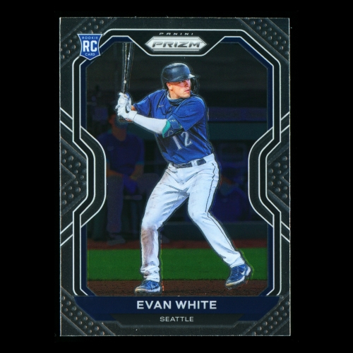 Evan White RC 2021 Prizm Rookie Mariners