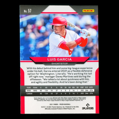 Luis Garcia RC 2021 Prizm Rookie Nationals