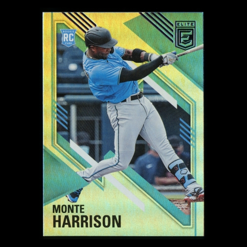 Monte Harrison RC 2021 Elite Rookie Marlins