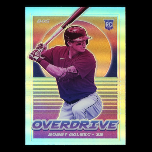 Bobby Dalbec RC 2021 Overdrive Holo Rookie Red Sox