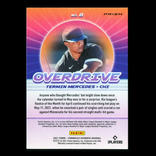 Yermin Mercedes RC 2021 Overdrive Building Blocks Rookie White Sox