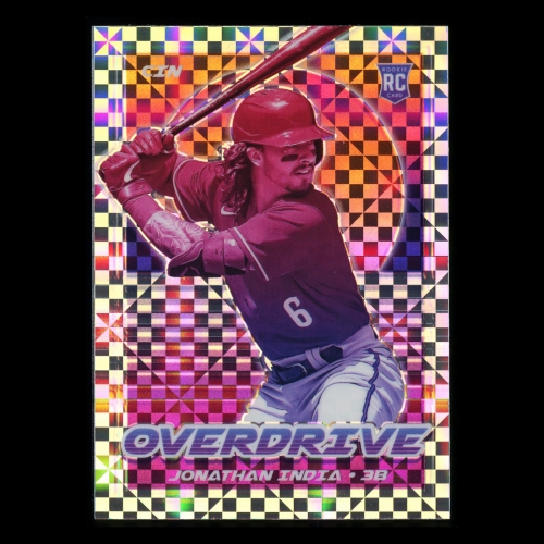Jonathan India RC 2021 Overdrive Building Blocks Rookie Reds