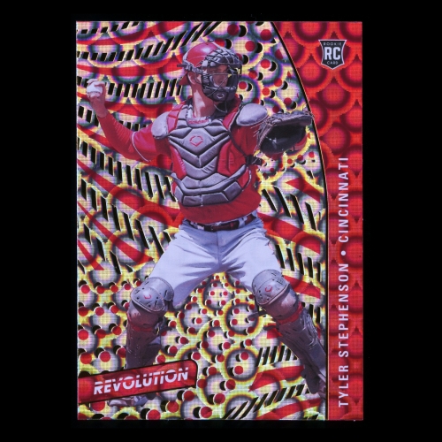 Tyler Stephenson RC 2021 Revolution Groove Rookie Reds