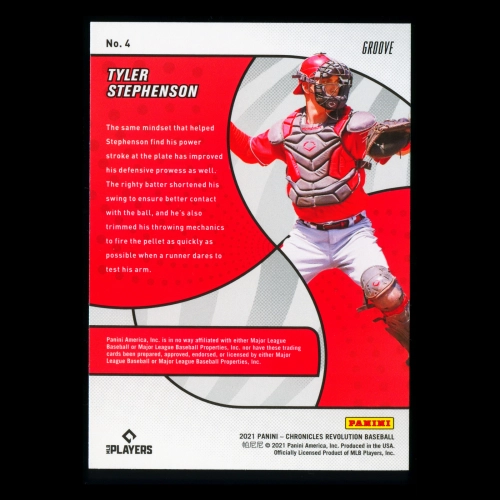Tyler Stephenson RC 2021 Revolution Groove Rookie Reds