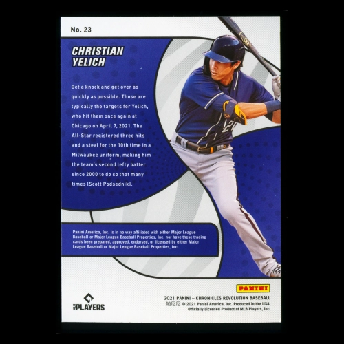 Christian Yelich 2021 Revolution Brewers