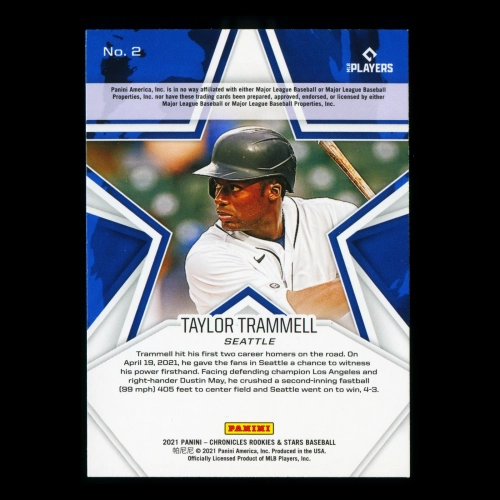 Taylor Trammell RC 2021 Rookies and Stars Rookie Mariners