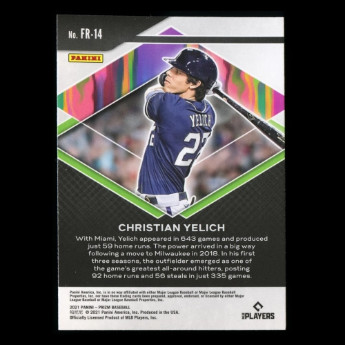 Christian Yelich 2021 Prizm Fearless Brewers