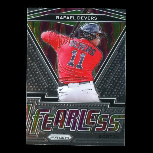 Rafael Devers 2021 Prizm Fearless Red Sox