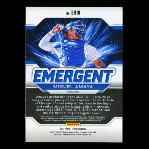 Miguel Amaya 2021 Prizm Emergent Cubs