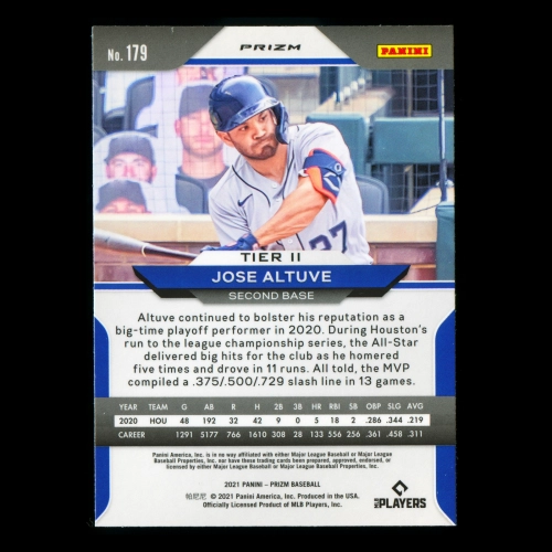 Jose Altuve 2021 Prizm Red Astros