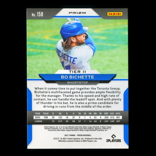 Bo Bichette 2021 Prizm Blue Blue Jays