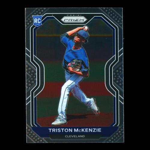Triston McKenzie RC 2021 Prizm Rookie Indians