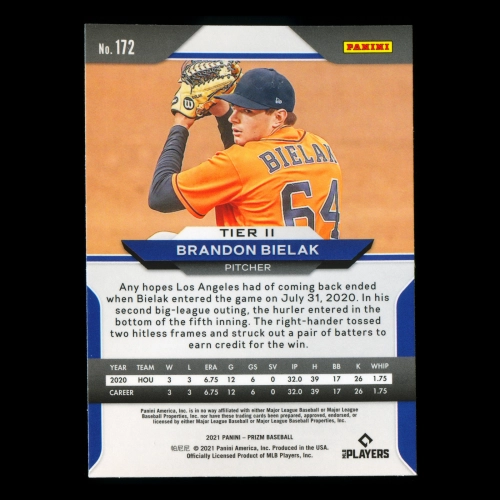 Brandon Bielak RC 2021 Prizm Rookie Astros