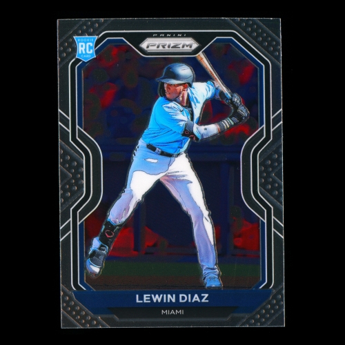 Lewin Diaz RC 2021 Prizm Rookie Marlins