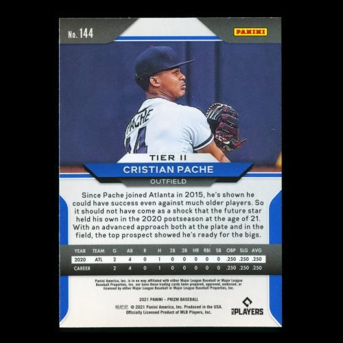 Cristian Pache RC 2021 Prizm Rookie Braves