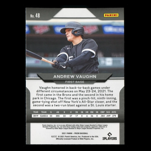 Andrew Vaughn RC 2021 Prizm Rookie White Sox