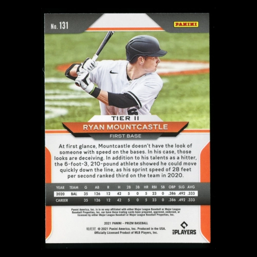 Ryan Mountcastle RC 2021 Prizm Rookie Orioles