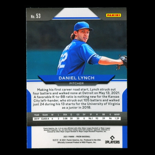 Daniel Lynch RC 2021 Prizm Rookie Royals