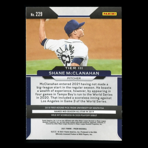 Shane McClanahan RC 2021 Prizm Rookie Rays
