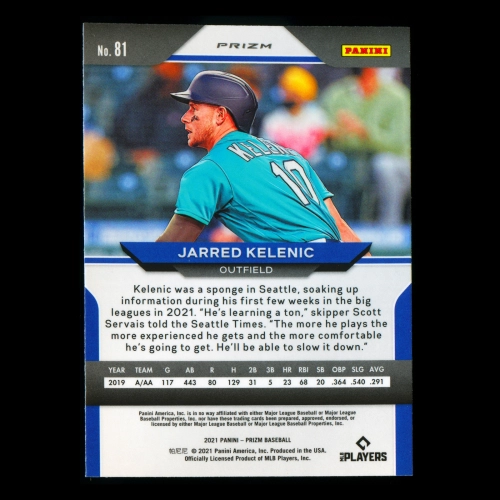 Jarred Kelenic RC 2021 Prizm Red Rookie Mariners