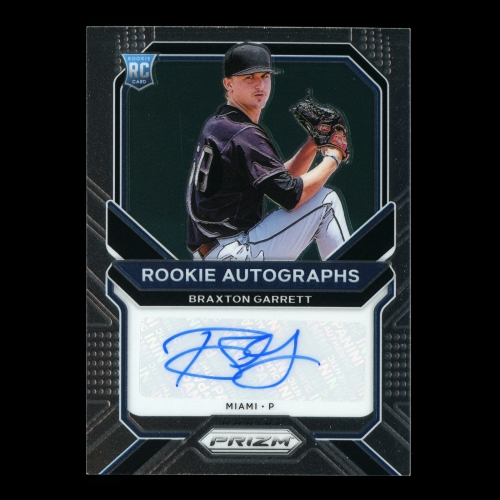 Braxton Garrett RC 2021 Prizm Rookie Autographs Marlins